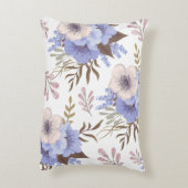 美しい紫色の花 アクセントクッション (裏面(縦))