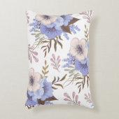 美しい紫色の花 アクセントクッション (正面(垂直))