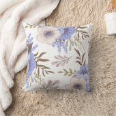 美しい紫色の花 クッション (ブランケット)