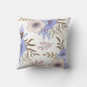 美しい紫色の花 クッション (裏面)