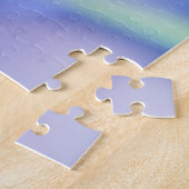 美しい紫色の花 ジグソーパズル (側面)