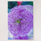 美しい紫色の花 ジグソーパズル (縦)