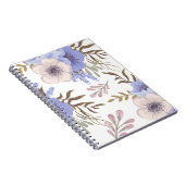 美しい紫色の花 ノートブック (右側)