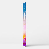 美しい紫色の蓮の花、湖、青、禅 Case-Mate iPhoneケース (裏面 / 右)