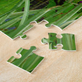 美しい紫色の虹彩 ジグソーパズル (側面)