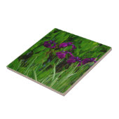 美しい紫色の虹彩 タイル (側面)