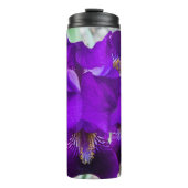 美しい紫色の虹彩 タンブラー (正面)