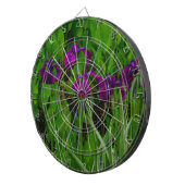 美しい紫色の虹彩 ダーツボード (正面右)