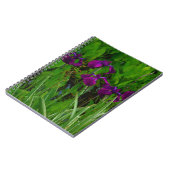 美しい紫色の虹彩 ノートブック (左側)