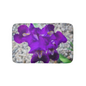 美しい紫色の虹彩 バスマット (正面)