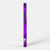 美しい紫色の虹彩 SAMSUNG GALAXYケース (右側面)