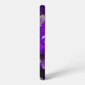 美しい紫色の虹彩 SAMSUNG GALAXYケース (左側面)