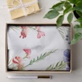 美しい紫色の赤いピンクの花の切り離し 薄葉紙 (ギフト)