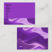 美しい紫色 名刺 (正面/裏面)