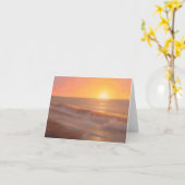 美しい終り-メッセージカード カード (黄色い花)