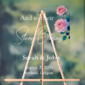 美しい結婚アクリルの看板 アクリルサイン (ニュートラル)