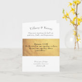 美しい結婚グリーティングカード カード (黄色い花)