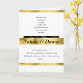 美しい結婚グリーティングカード カード (黄色い花)