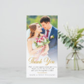 美しい結婚サンキューカード サンキューカード (スタンド正面)