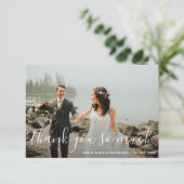 美しい結婚台本感謝していの写真 サンキューカード (スタンド正面)