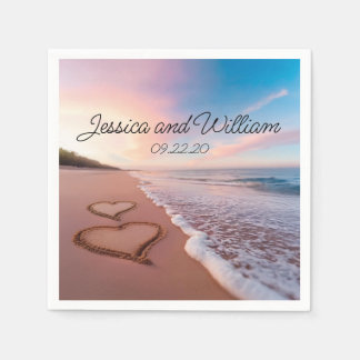 美しい結婚夏 スタンダードカクテルナプキン