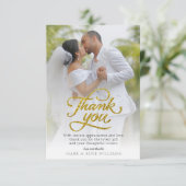 美しい結婚式のサンキューカード サンキューカード (スタンド正面)