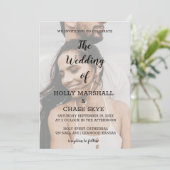 美しい結婚式の招待状 招待状 (スタンド正面)