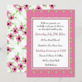 美しい結婚式の招待状 招待状