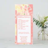 美しい結婚式の日テーブルの旅程 (スタンド正面)