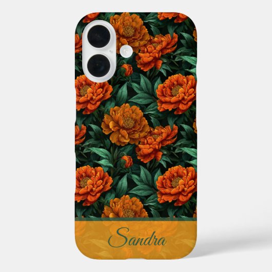 美しい結婚式の贈り物ボタン花名前 Case-Mate iPhoneケース (裏面)