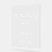 美しい結婚式アクリルのサイン アクリルサイン (傾斜)