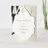 美しい結婚式 カード (正面)