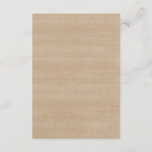 美しい結婚我々の詳細、黒素朴インク エンクロージャーカード (裏面)