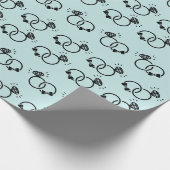 美しい結婚指輪 婚約 プレゼント シームレス ラッピングペーパー (角)