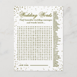 美しい結婚言葉遊び 案内ポストカード