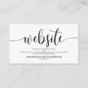 美しい結婚Webサイト詳細エンクロージャカード エンクロージャーカード