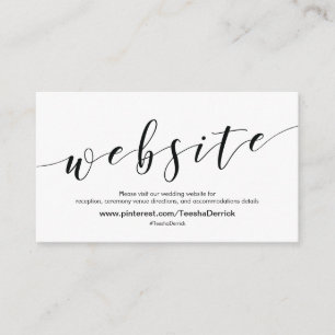 美しい結婚Webサイト詳細エンクロージャカード エンクロージャーカード