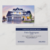 美しい絵を描家の画家 名刺 (正面/裏面)