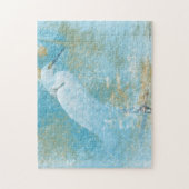 美しい絵を描雪雪のエグレ沿岸鳥 ジグソーパズル (縦)