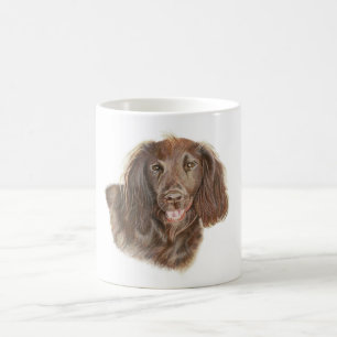 美しい絵画作業用コッカースパニエル犬 コーヒーマグカップ