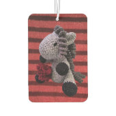 美しい網ぐり編み馬 カーエアーフレッシュナー (裏面)