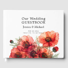 美しい緋色の花びらのセレナーデ ゲストブック