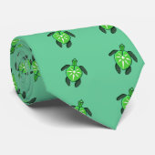 美しい緑のウミガメ ネクタイ (ロール)