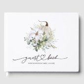 美しい緑のカボチャの秋 ゲストブック (正面)