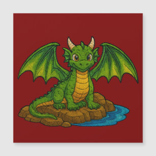 美しい緑のドラゴン