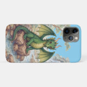 美しい緑のドラゴン Case-Mate iPhoneケース (裏面(横))