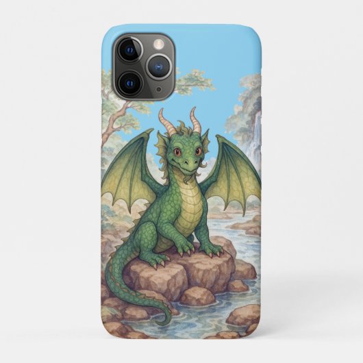 美しい緑のドラゴン Case-Mate iPhoneケース (裏)