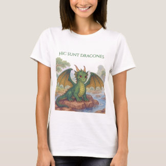 美しい緑のドラゴン Tシャツ