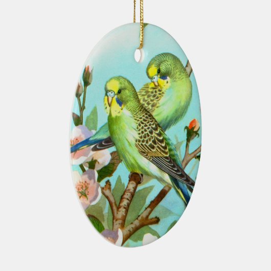 美しい緑の仲間 セラミックオーナメント (右)