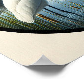 美しい緑の円形3Dイメージ素晴らし ポスター (角)